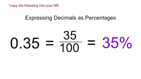 How to Express Percent as a Decimal?